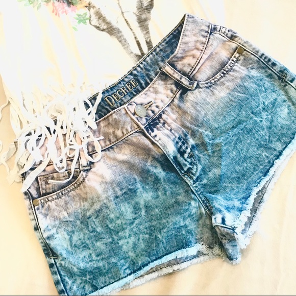 🌈⭐️HP 06/28!⭐️🌈 Ombré high-waisted Jean Shorts - Picture 2 of 7